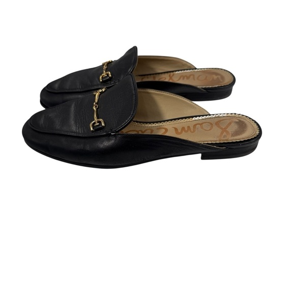 Sam Edelman Linnie horse Bit Mule black leather size 7 - Picture 2 of 9